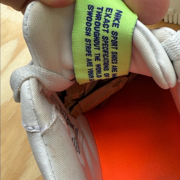 Nike Air Force 1 Pixel White Concord Crimson Size 6.5 - Picture 12 of 14